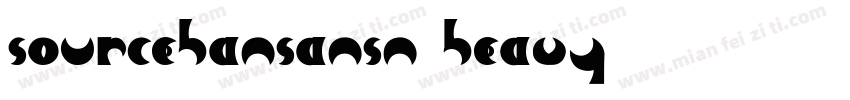 sourcehansansn heavy字体转换
